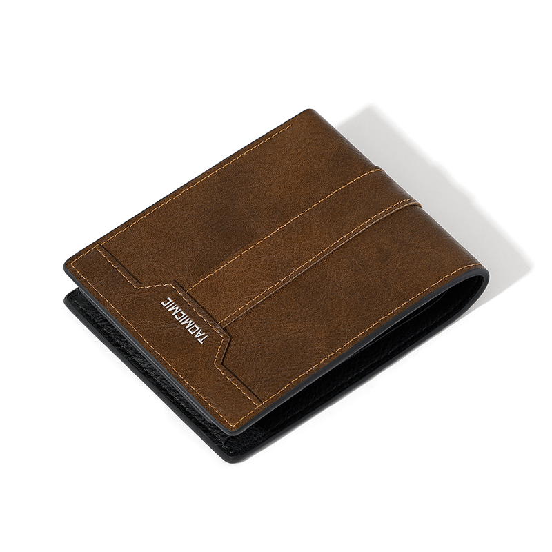 TAOMICMIC Luxurious Leather Wallet For New Fashion Business Trend Double-Sided Pu Short Purse 100percent Inspection